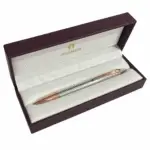 Aigner Pen - Silver and rose gold