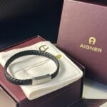 Aigner Bracelet - Black and silver